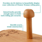 Homesteada™ 26-inch x 14-inch Wood Rolling Pin Rack