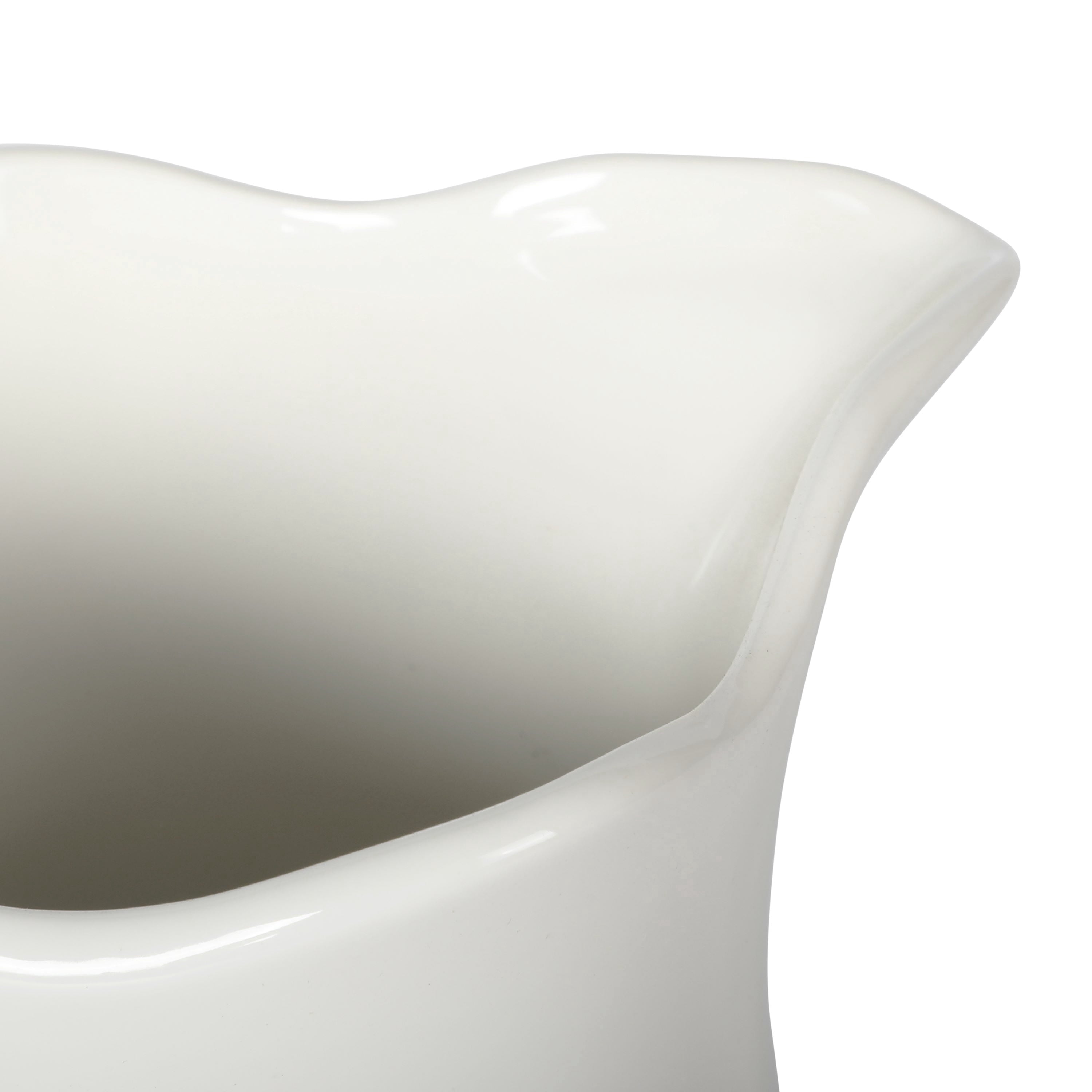 Homesteada™ Vintage Lace Linen 9-inch Ceramic Pitcher