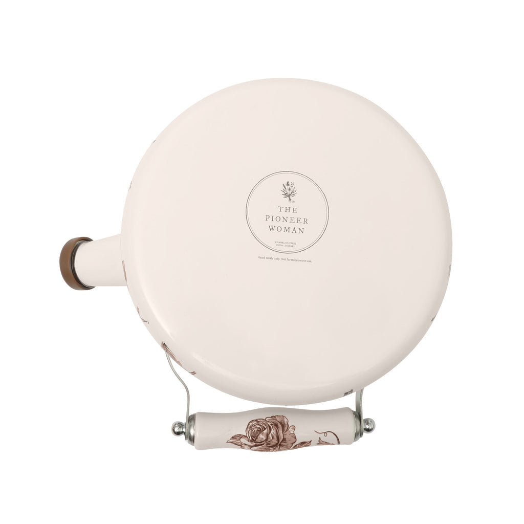 Homesteada™ 2.0-Quart Enamel on Steel Agatha Tea Kettle, Brown