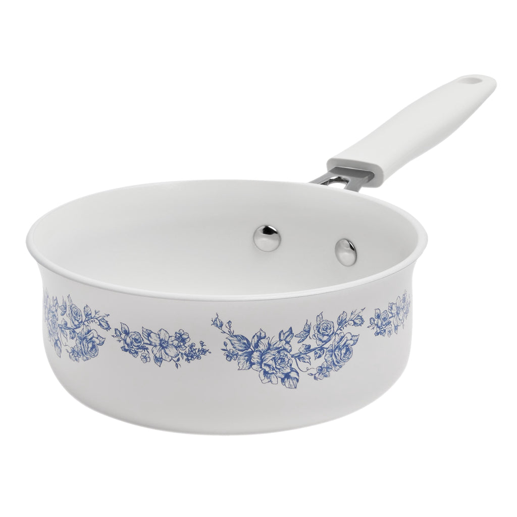 Homesteada™ 12-Piece Classic Ceramic Cookware Set, Agatha Blue