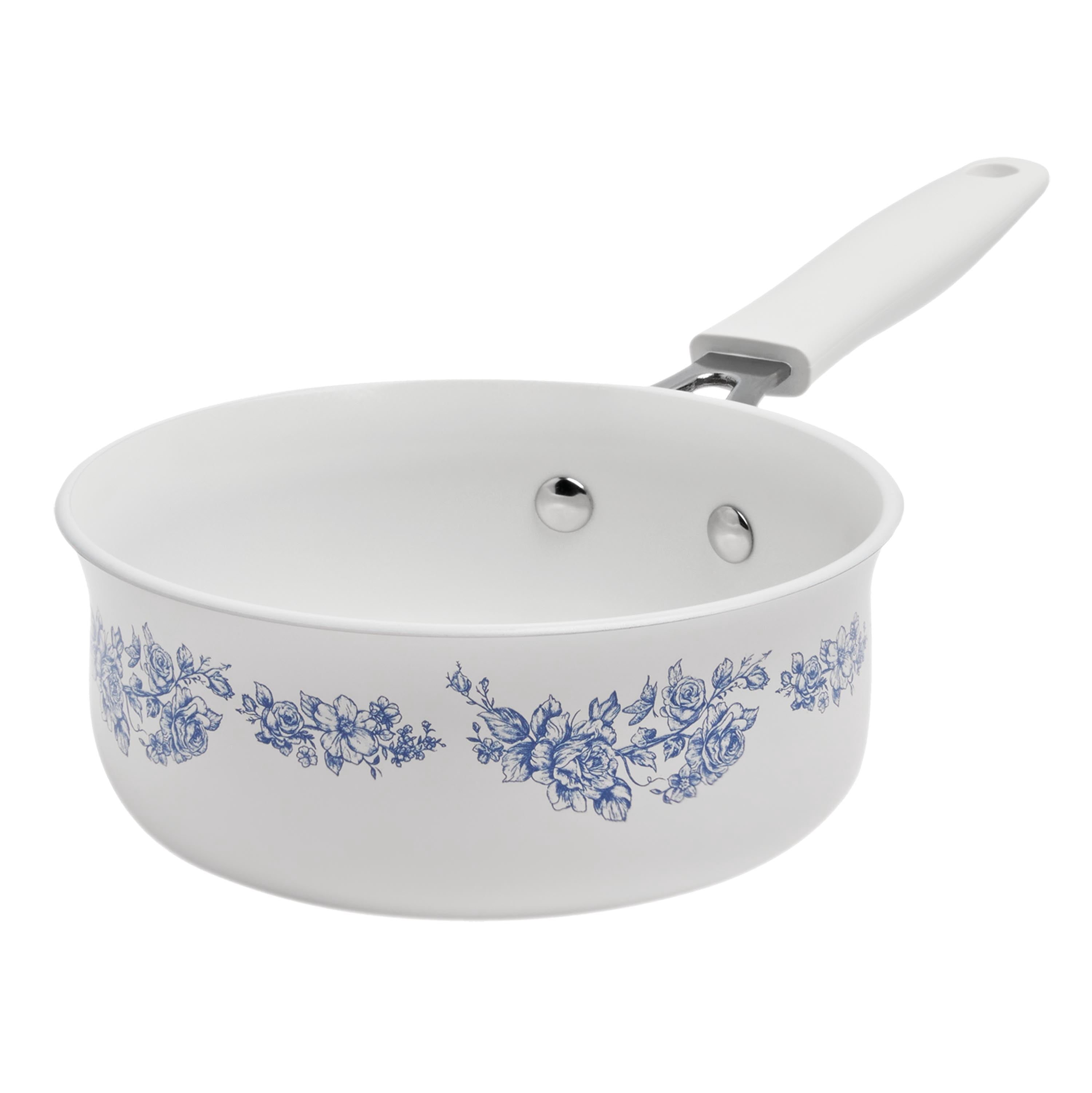 Homesteada™ 12-Piece Classic Ceramic Cookware Set, Agatha Blue