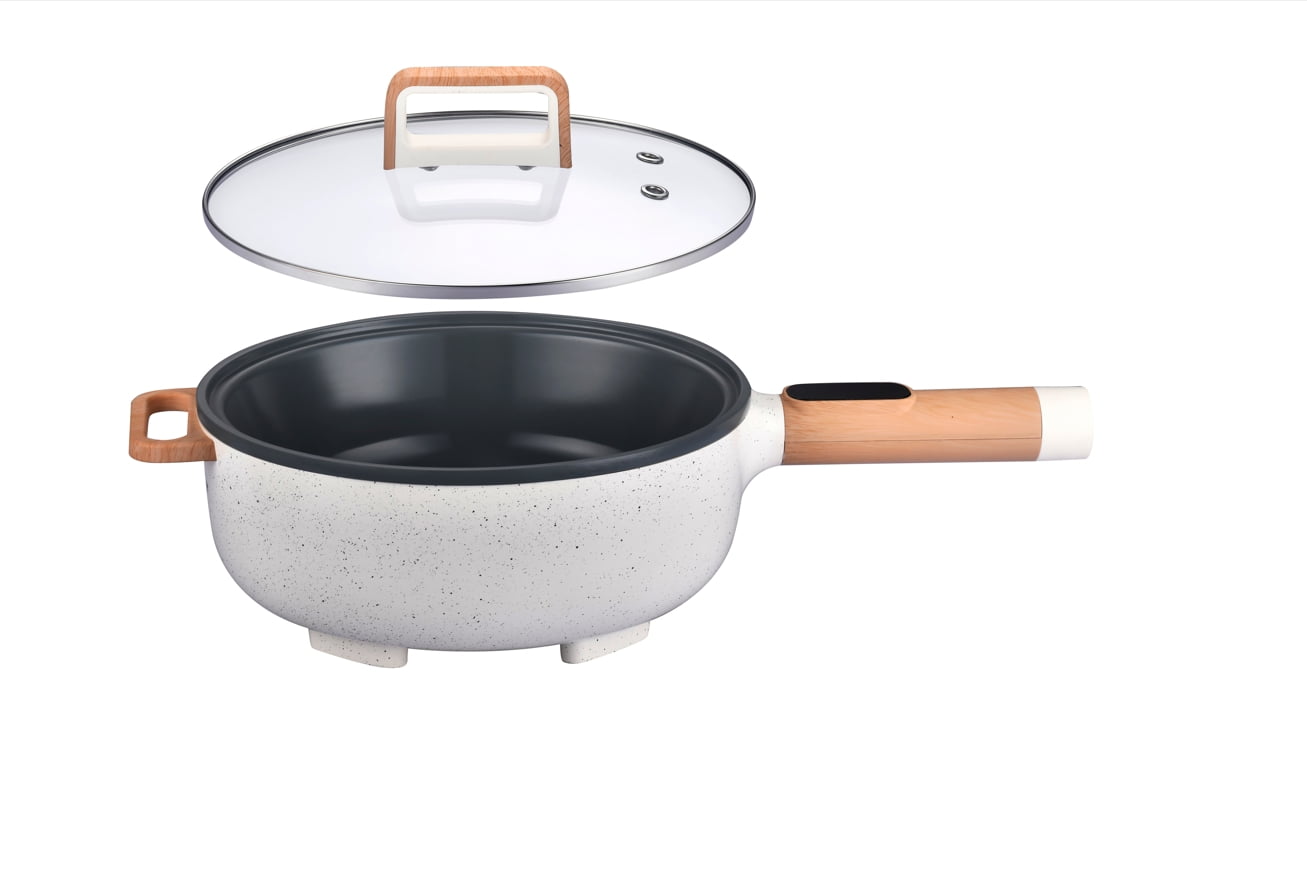 Homesteada™ 3.5L Electric Skillet, Linen Speckle