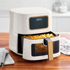 Homesteada™ 5.8 Qt Air Fryer, Linen Speckle - Energy Efficient