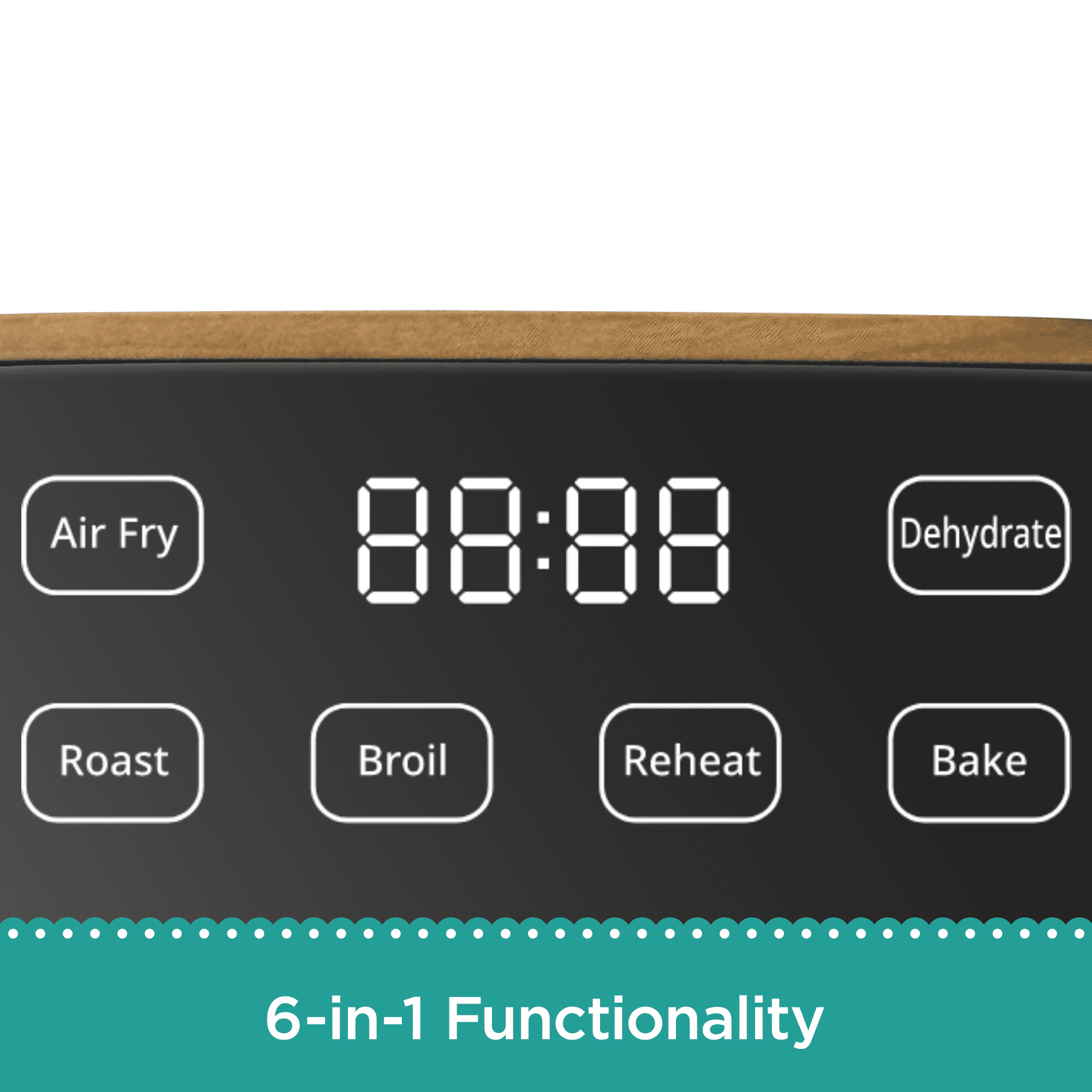 Homesteada™ 5.8 Qt Air Fryer, Linen Speckle - Energy Efficient